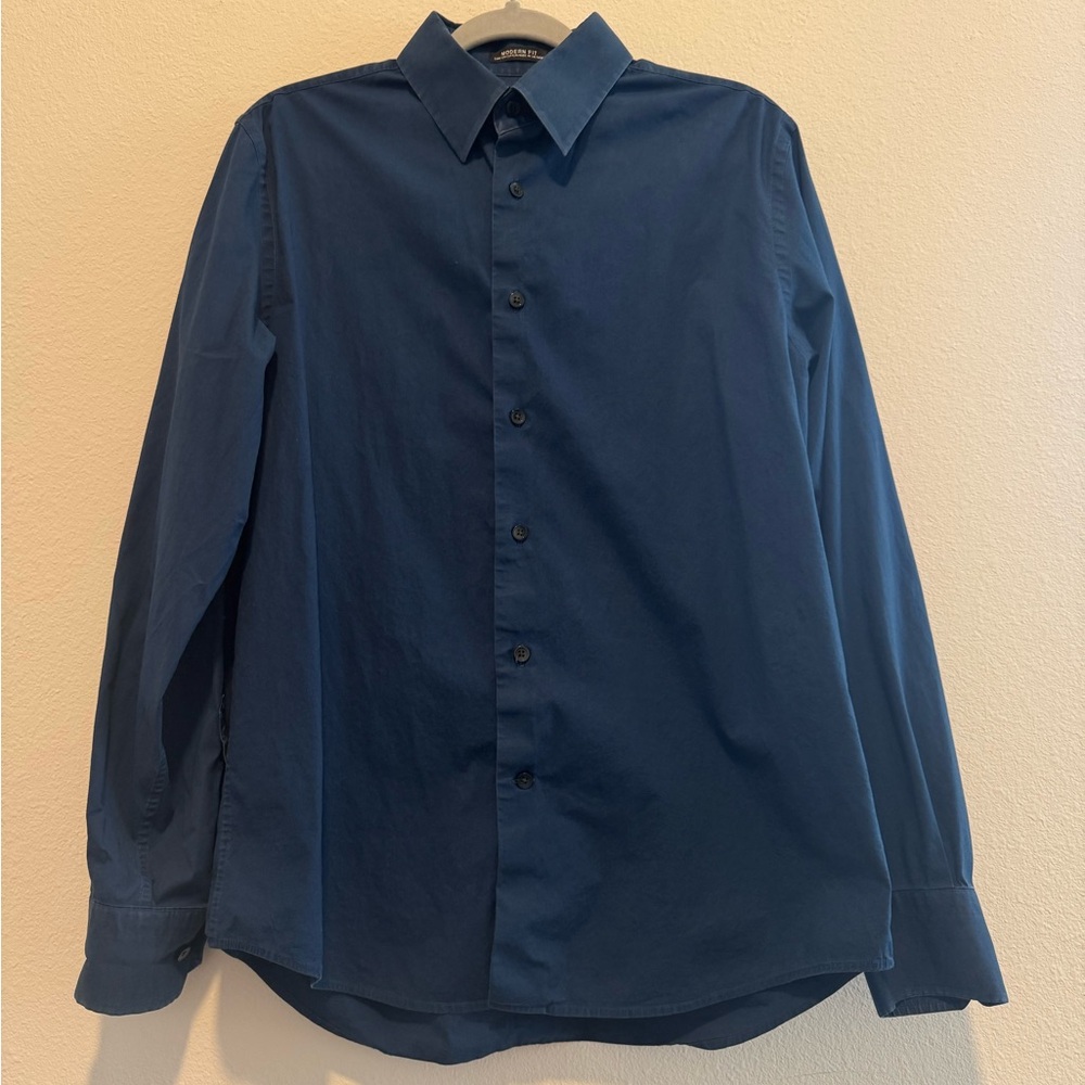 Express Navy Dress Shirt